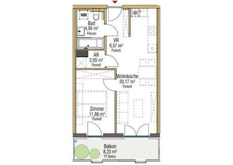 Mieszkanie do wynajęcia - Leopold-Böhm-Straße Vienna, Austria, 46 m², 2122 USD (8298 PLN), NET-90905493