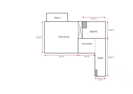 Mieszkanie na sprzedaż - Saint-Nazaire, Francja, 21 m², 59 440 USD (246 674 PLN), NET-100558675