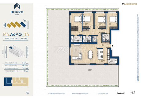 Mieszkanie na sprzedaż - Vila Nova De Gaia, Portugalia, 165 m², 1 850 735 USD (7 439 955 PLN), NET-99916407