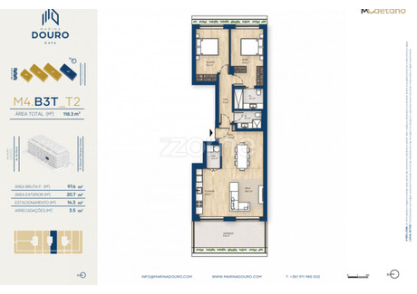 Mieszkanie na sprzedaż - Vila Nova De Gaia, Portugalia, 98 m², 507 931 USD (1 945 376 PLN), NET-99916402