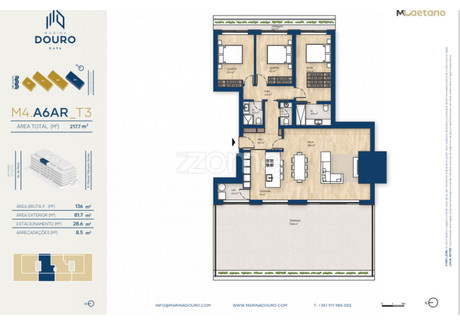 Mieszkanie na sprzedaż - Vila Nova De Gaia, Portugalia, 136 m², 1 224 115 USD (5 006 631 PLN), NET-99916440