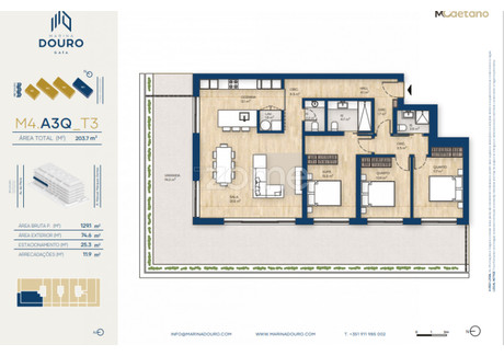 Mieszkanie na sprzedaż - Vila Nova De Gaia, Portugalia, 129 m², 708 444 USD (2 897 536 PLN), NET-99916454