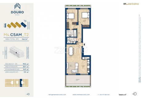 Mieszkanie na sprzedaż - Vila Nova De Gaia, Portugalia, 96 m², 576 120 USD (2 408 180 PLN), NET-99916459