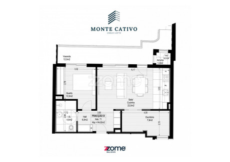 Mieszkanie na sprzedaż - Porto, Portugalia, 64 m², 374 670 USD (1 509 920 PLN), NET-97396182