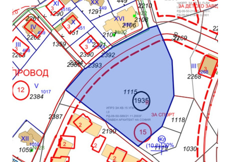 Działka na sprzedaż - м-т Гърдова глава/m-t Gardova glava София/sofia, Bułgaria, 5391 m², 2 011 589 USD (7 724 502 PLN), NET-100757953