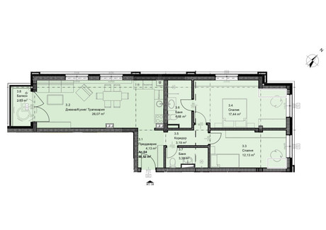 Mieszkanie na sprzedaż - Овча купел/Ovcha kupel София/sofia, Bułgaria, 106 m², 186 334 USD (778 877 PLN), NET-98915226