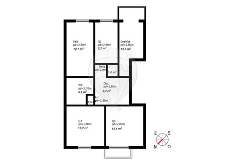 Mieszkanie na sprzedaż - Setúbal, Moita, Portugalia, 76 m², 162 361 USD (660 809 PLN), NET-102432447