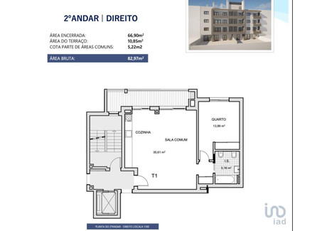 Mieszkanie na sprzedaż - Faro, Portugalia, 83 m², 305 391 USD (1 252 104 PLN), NET-98380380