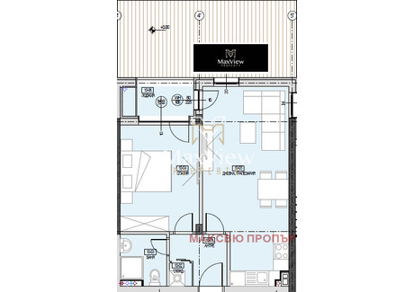 Mieszkanie na sprzedaż - Малинова долина/Malinova dolina София/sofia, Bułgaria, 67 m², 133 041 USD (510 877 PLN), NET-99792147