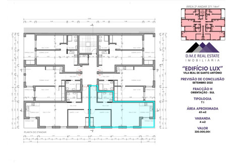 Mieszkanie na sprzedaż - Vila Real De Santo António, Portugalia, 52 m², 231 440 USD (948 902 PLN), NET-97390234