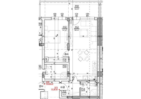 Mieszkanie na sprzedaż - Малинова долина/Malinova dolina София/sofia, Bułgaria, 83 m², 167 631 USD (643 704 PLN), NET-100757824