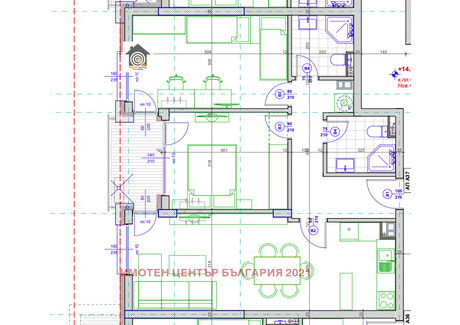 Mieszkanie na sprzedaż - Малинова долина/Malinova dolina София/sofia, Bułgaria, 109 m², 231 396 USD (927 899 PLN), NET-95849636