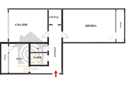 Mieszkanie na sprzedaż - Дружба /Drujba София/sofia, Bułgaria, 56 m², 139 693 USD (546 200 PLN), NET-97576886