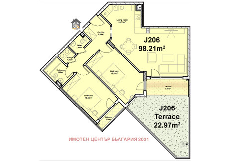 Mieszkanie na sprzedaż - Полигона/Poligona София/sofia, Bułgaria, 116 m², 251 136 USD (964 361 PLN), NET-99793946