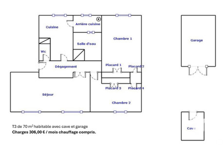 Mieszkanie na sprzedaż - Evreux, Francja, 70 m², 115 462 USD (482 632 PLN), NET-101340710