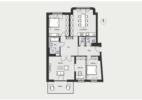 Mieszkanie na sprzedaż - Berlin, Niemcy, 125,49 m², 1 365 425 USD (5 557 278 PLN), NET-89641468