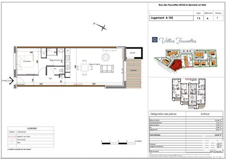 Mieszkanie na sprzedaż - La Bernerie-En-Retz, Francja, 56 m², 279 614 USD (1 146 418 PLN), NET-100940966