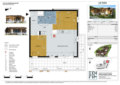 Mieszkanie na sprzedaż - Saint-Jean-De-Sixt, Francja, 60,41 m², 368 920 USD (1 420 340 PLN), NET-99339006