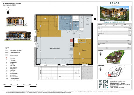 Mieszkanie na sprzedaż - Saint-Jean-De-Sixt, Francja, 61,93 m², 415 708 USD (1 666 988 PLN), NET-99339031