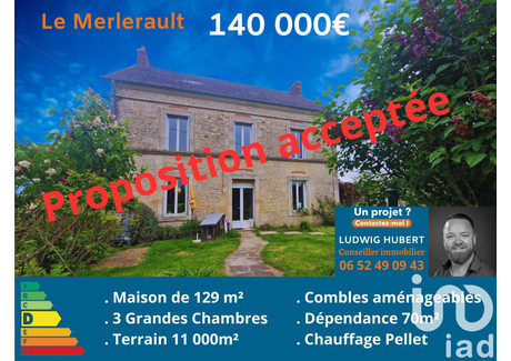Dom na sprzedaż - Le Merlerault, Francja, 129 m², 151 879 USD (598 404 PLN), NET-97581164