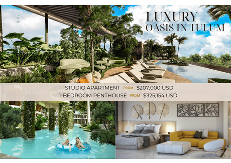 Mieszkanie na sprzedaż - Av. Coba 107, 77760 Tulum, Q.R., Mexico Tulum, Meksyk, 48 m², 176 879 USD (723 436 PLN), NET-101349511