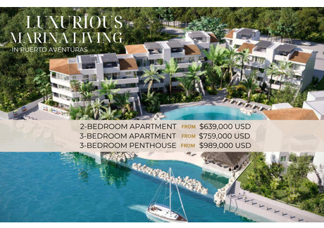 Mieszkanie na sprzedaż - FQW7+86, 77733 Puerto Aventuras, Quintana Roo, Mexico Puerto Aventuras, Meksyk, 139,5 m², 845 090 USD (3 456 419 PLN), NET-101349515