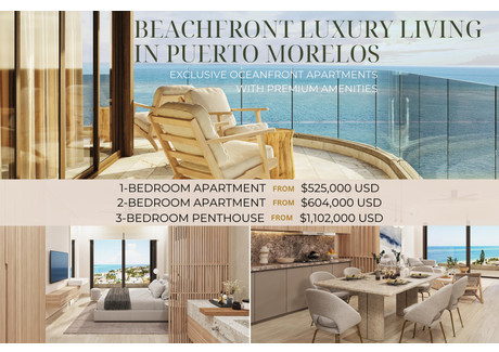 Mieszkanie na sprzedaż - Javier Rojo Gomez 801, 77580 Puerto Morelos, Q.R., Mexico Cancún, Meksyk, 74,53 m², 559 640 USD (2 322 508 PLN), NET-101350110