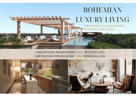 Mieszkanie na sprzedaż - Itzamna Mz29 Lt27, 77780 Tulum, Q.R., Mexico Tulum, Meksyk, 44,81 m², 150 983 USD (617 521 PLN), NET-101350361