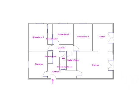 Mieszkanie na sprzedaż - Le Mans, Francja, 88 m², 145 515 USD (557 324 PLN), NET-94983450