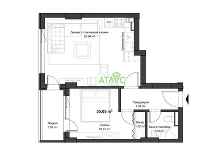 Mieszkanie na sprzedaż - Кючук Париж/Kiuchuk Parij Пловдив/plovdiv, Bułgaria, 65 m², 62 972 USD (241 812 PLN), NET-100725491