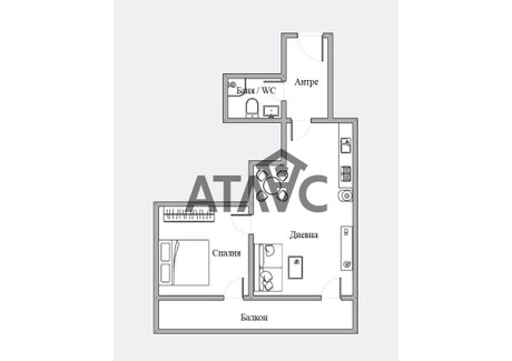 Mieszkanie na sprzedaż - Кючук Париж/Kiuchuk Parij Пловдив/plovdiv, Bułgaria, 58 m², 86 290 USD (331 354 PLN), NET-99455673