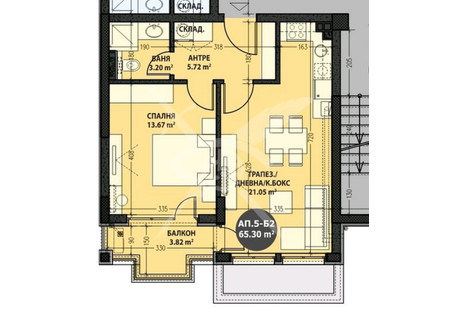 Mieszkanie na sprzedaż - Витоша/Vitosha София/sofia, Bułgaria, 66 m², 195 084 USD (749 123 PLN), NET-100377655