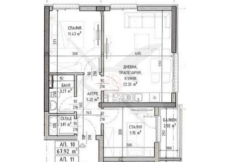 Mieszkanie na sprzedaż - Малинова долина/Malinova dolina София/sofia, Bułgaria, 78 m², 133 420 USD (553 694 PLN), NET-101911060