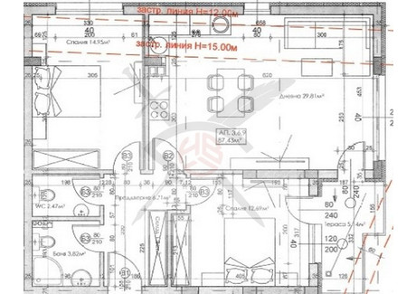 Mieszkanie na sprzedaż - Студентски град/Studentski grad София/sofia, Bułgaria, 102 m², 257 819 USD (1 054 479 PLN), NET-102123651