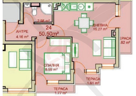 Mieszkanie na sprzedaż - Студентски град/Studentski grad София/sofia, Bułgaria, 62 m², 138 908 USD (568 135 PLN), NET-102271723