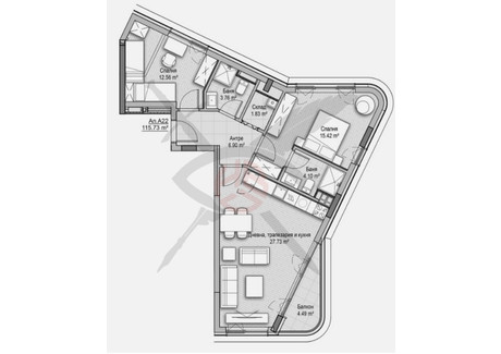 Mieszkanie na sprzedaż - Хладилника/Hladilnika София/sofia, Bułgaria, 116 m², 257 557 USD (1 048 257 PLN), NET-102482540