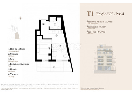 Mieszkanie na sprzedaż - Funchal, Portugalia, 56 m², 379 062 USD (1 542 781 PLN), NET-102395843