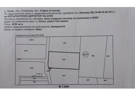 Działka na sprzedaż - с. Лозен/s. Lozen София/sofia, Bułgaria, 4299 m², 423 790 USD (1 657 019 PLN), NET-94458226