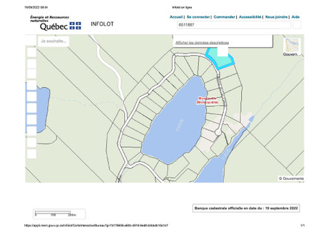 Działka na sprzedaż - Ch. du Lac-Creux, Mandeville, QC J0K1L0, CA Mandeville, Kanada, 12 542 m², 147 098 USD (564 856 PLN), NET-91675079