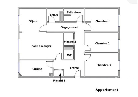 Mieszkanie na sprzedaż - Le Blanc-Mesnil, Francja, 86 m², 206 752 USD (847 681 PLN), NET-95380083