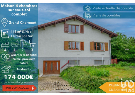 Dom na sprzedaż - Grand-Charmont, Francja, 113 m², 189 435 USD (729 325 PLN), NET-98443311