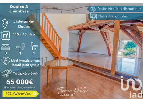 Mieszkanie na sprzedaż - L'isle-Sur-Le-Doubs, Francja, 110 m², 68 585 USD (280 511 PLN), NET-99487159