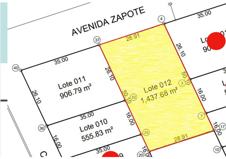 Działka na sprzedaż - Calle 39 poniente Tulum Municipality, Meksyk, 1437,68 m², 330 000 USD (1 349 700 PLN), NET-90699175