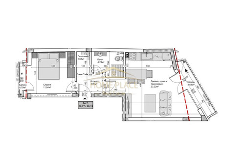 Mieszkanie na sprzedaż - Христо Ботев/Hristo Botev Варна/varna, Bułgaria, 69 m², 96 047 USD (367 858 PLN), NET-100188358