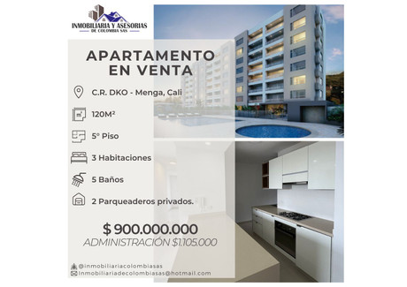 Mieszkanie na sprzedaż - Av.7 # 66 NTE -15, Menga, Cali, Valle del Cauca, Colombia Cali, Kolumbia, 120 m², 207 385 USD (850 278 PLN), NET-102888377