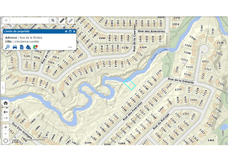 Działka na sprzedaż - Rue de la Rivière, L'Ancienne-Lorette, QC G2E5B3, CA L'ancienne-Lorette, Kanada, 586 m², 8982 USD (36 556 PLN), NET-94613544