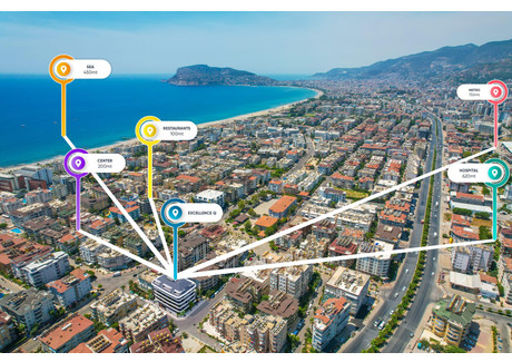 Mieszkanie na sprzedaż - Oba, 52. Sk. No:2, 07460 Alanya/Antalya, Türkiye Alanya, Turcja, 188 m², 344 144 USD (1 407 548 PLN), NET-96047328