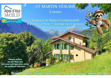 Dom na sprzedaż - Saint-Martin-Vésubie, Francja, 278 m², 861 661 USD (3 308 778 PLN), NET-95773195