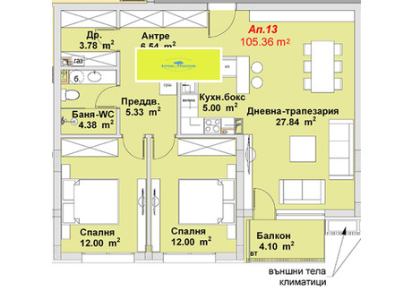 Mieszkanie na sprzedaż - Бояна/Boiana София/sofia, Bułgaria, 105 m², 261 087 USD (1 070 456 PLN), NET-97371949