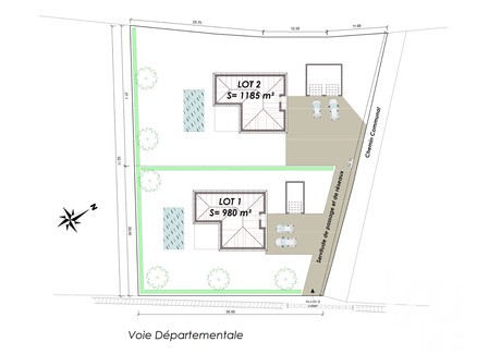 Działka na sprzedaż - Larrazet, Francja, 1184 m², 31 654 USD (129 467 PLN), NET-97767035